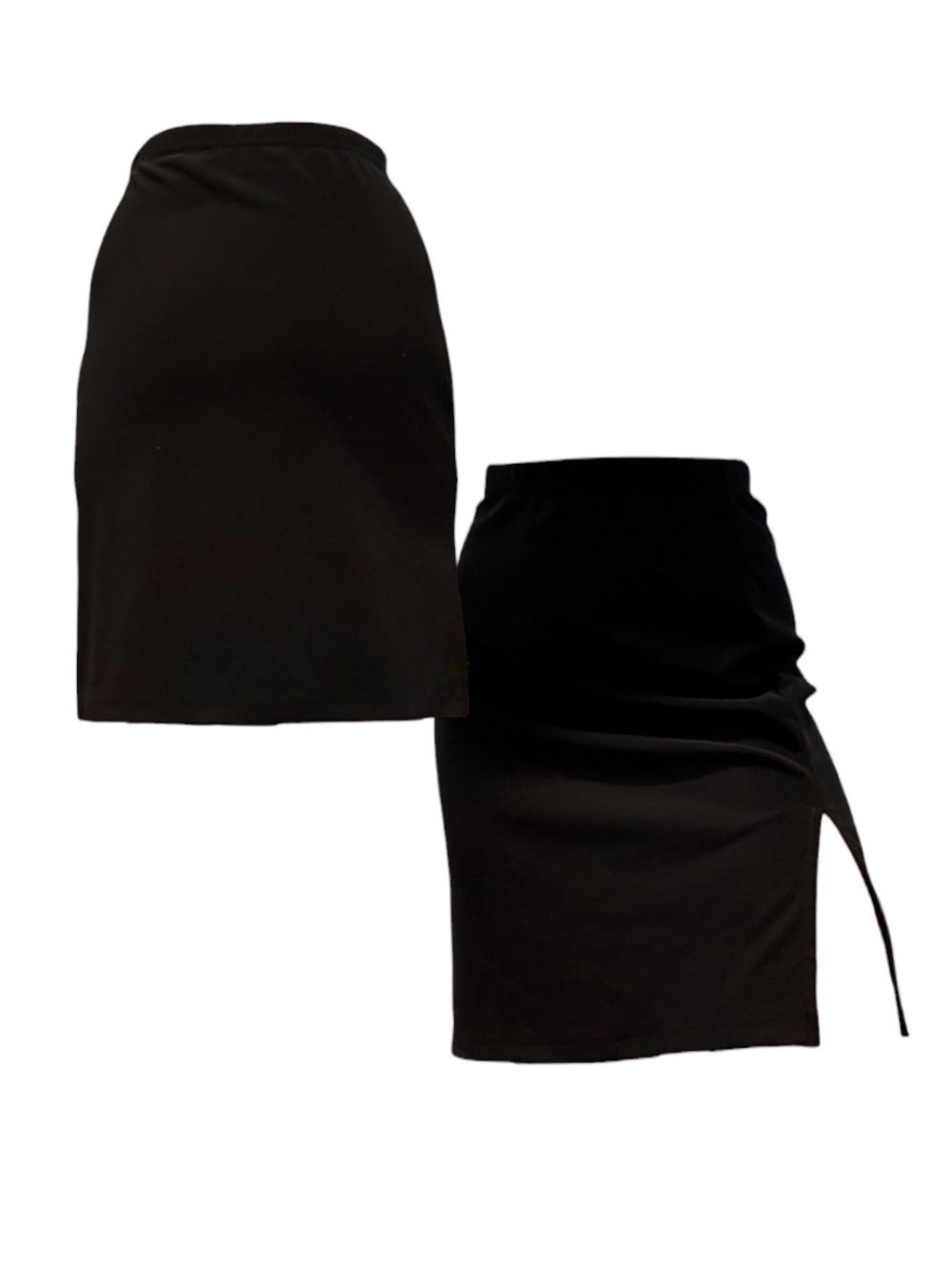 Byer California Black Split Skirt